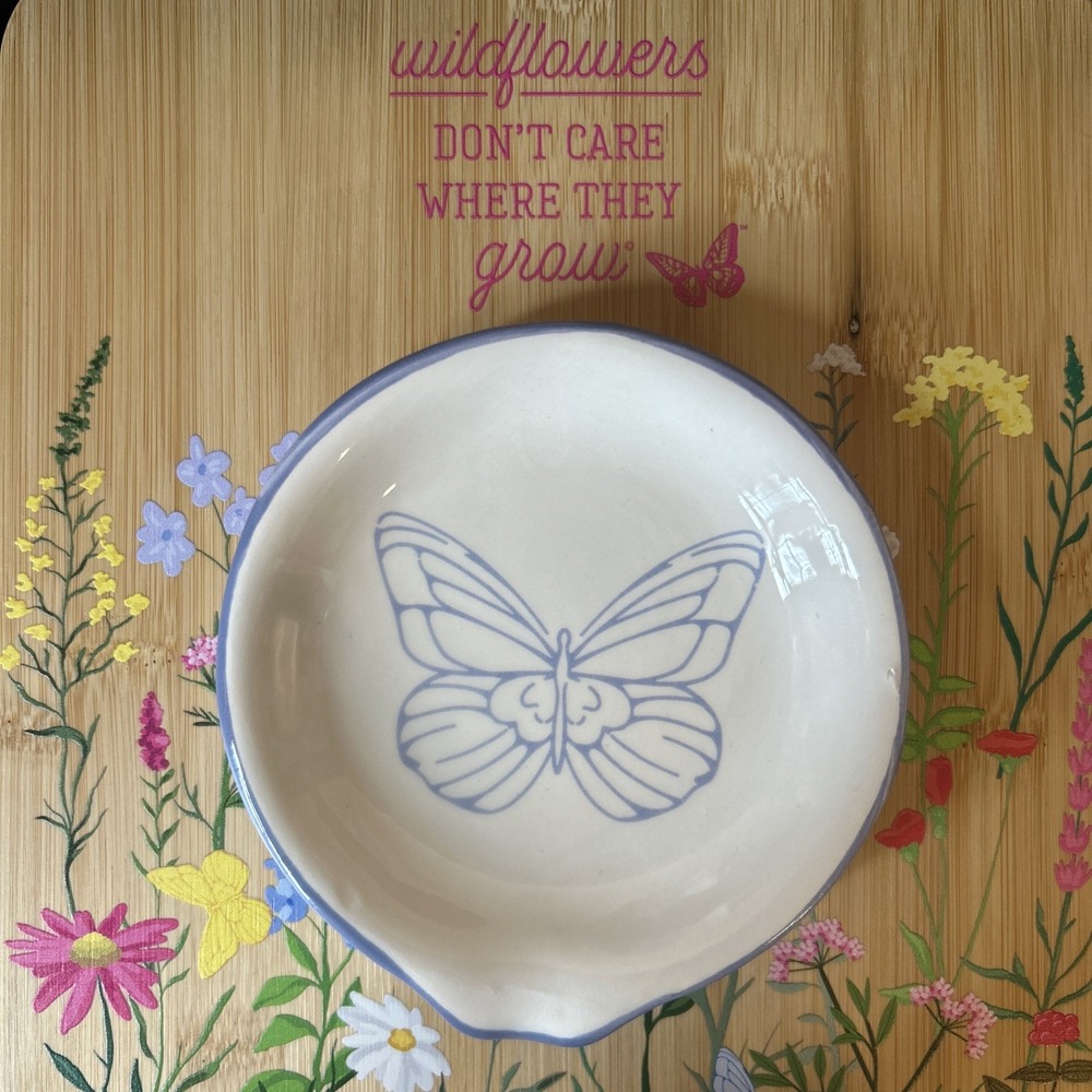New Dolly Parton Wildflower Spring Collection- Butterfly Spoon Rest